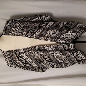 Elephant print kimono